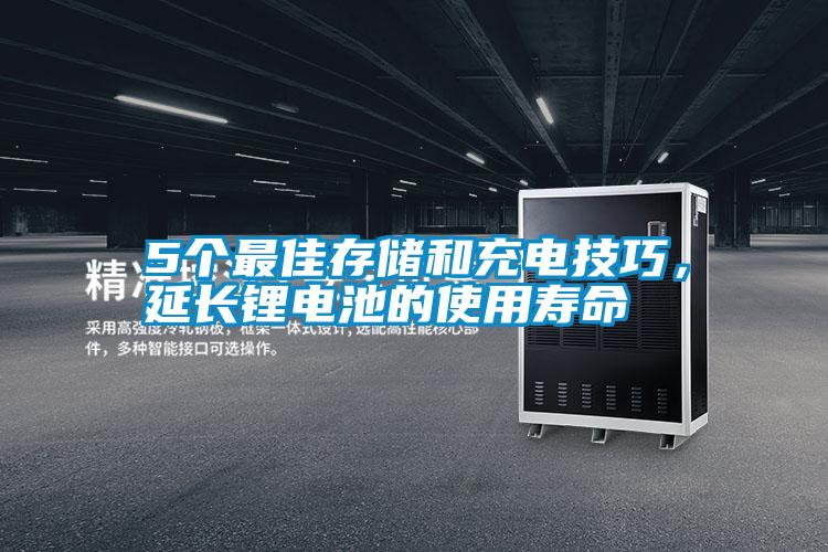 5個(gè)最佳存儲(chǔ)和充電技巧,延長(zhǎng)鋰電池的使用壽命