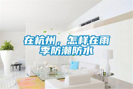 在杭州,怎樣在雨季防潮防水