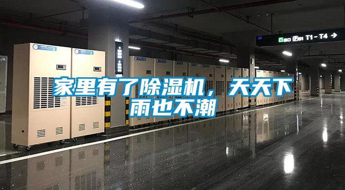 家里有了除濕機,天天下雨也不潮