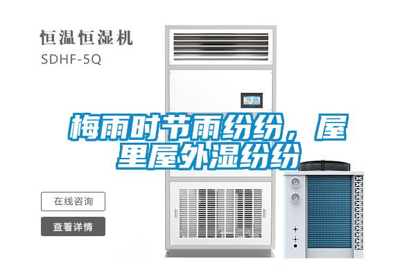 梅雨時節雨紛紛,屋里屋外濕紛紛