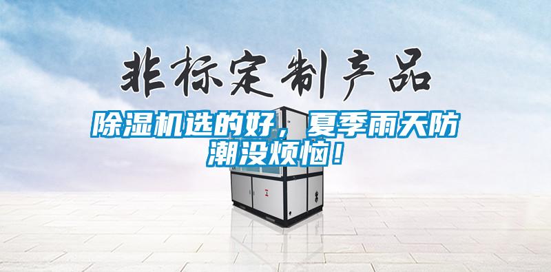 除濕機(jī)選的好,夏季雨天防潮沒(méi)煩惱!