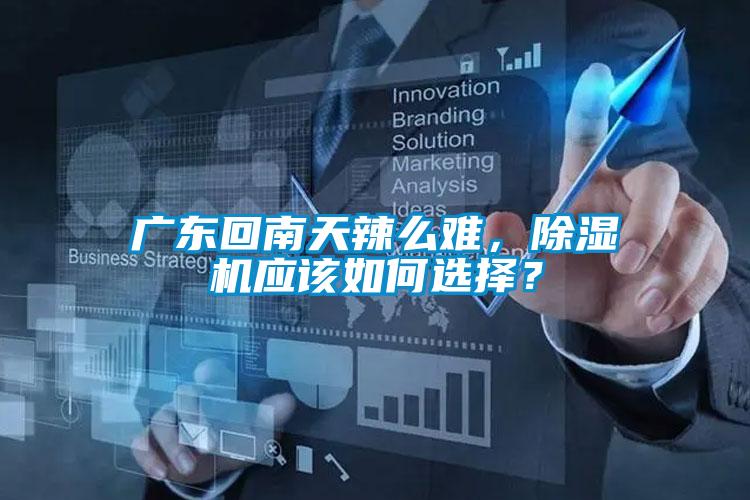 廣東回南天辣么難，除濕機應(yīng)該如何選擇？