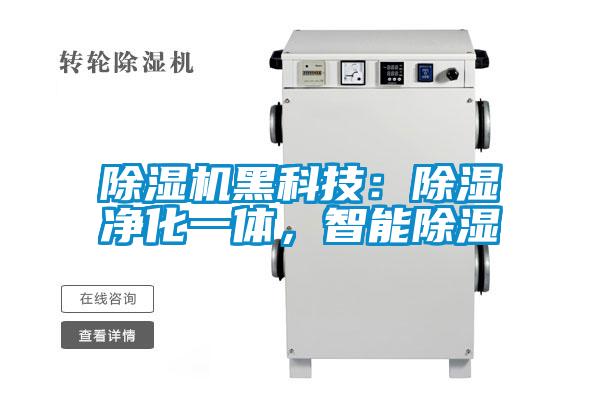 除濕機(jī)黑科技:除濕凈化一體,智能除濕