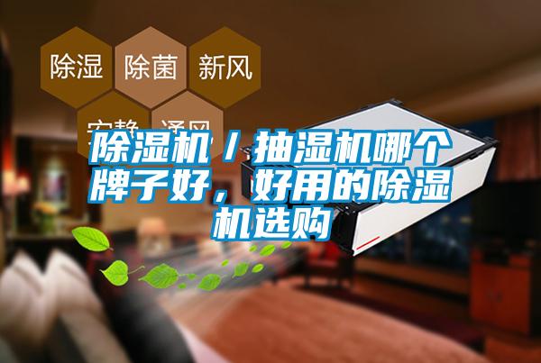 除濕機/抽濕機哪個牌子好,好用的除濕機選購
