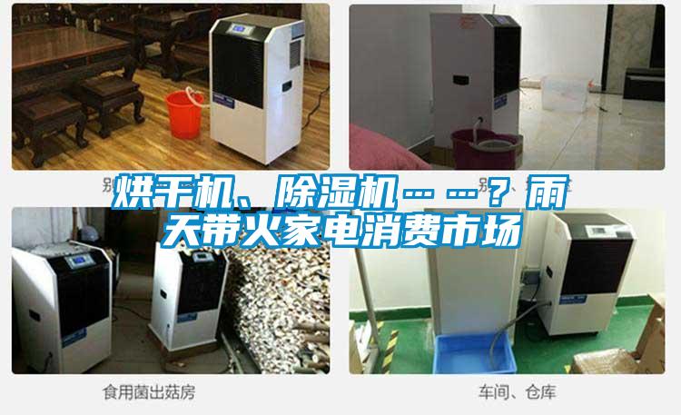 烘干機、除濕機……?雨天帶火家電消費市場