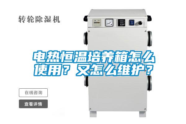 電熱恒溫培養箱怎么使用？又怎么維護？