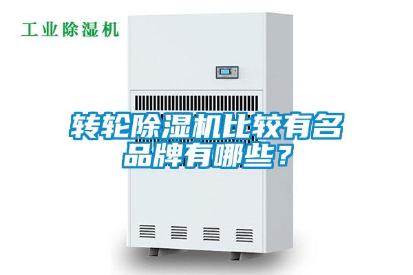 轉輪除濕機比較有名品牌有哪些？