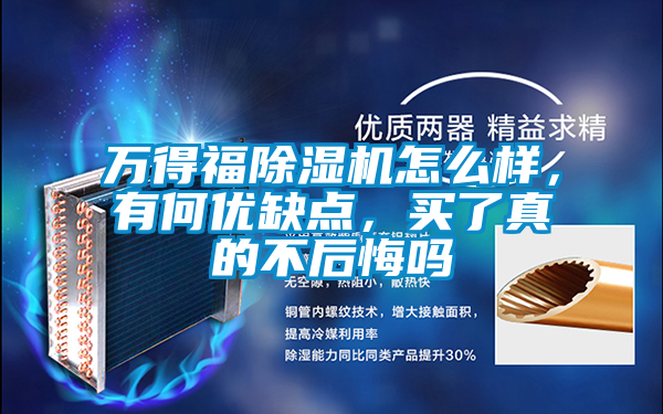 萬得福除濕機怎么樣,有何優缺點,買了真的不后悔嗎