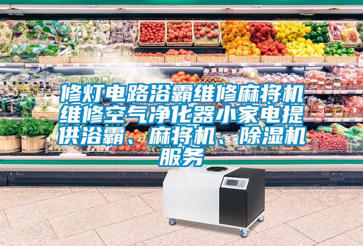 修燈電路浴霸維修麻將機(jī)維修空氣凈化器小家電提供浴霸、麻將機(jī)、除濕機(jī)服務(wù)