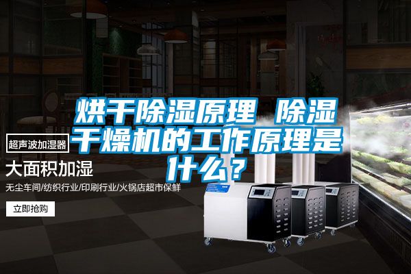烘干除濕原理 除濕干燥機的工作原理是什么?