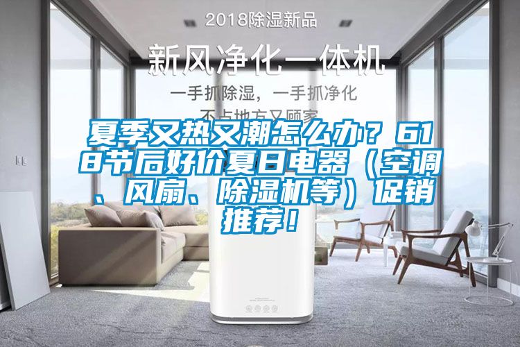 夏季又熱又潮怎么辦？618節(jié)后好價夏日電器（空調(diào)、風扇、除濕機等）促銷推薦！