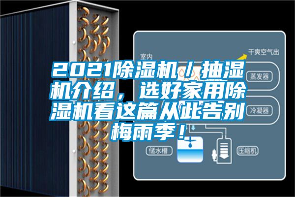 2021除濕機／抽濕機介紹，選好家用除濕機看這篇從此告別梅雨季！